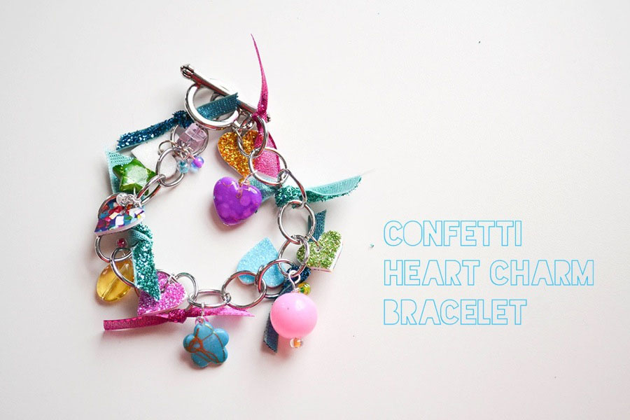 LoveColorful_Confetti Heart Charm Bracelets_0001